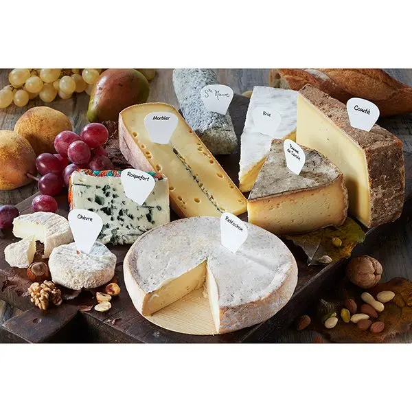 16-Piece Cheese Label Set – Reusable Adhesive Tags 1