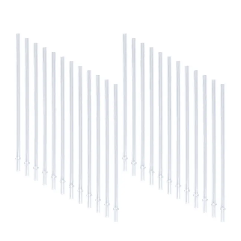 25-Pack Reusable Stainless Steel Tumbler Straws 1
