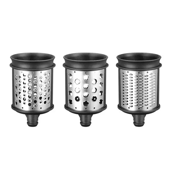 3-Blade Stainless Steel Cylindrical Grater For Kitchenaid Artisan Stand Mixers 1