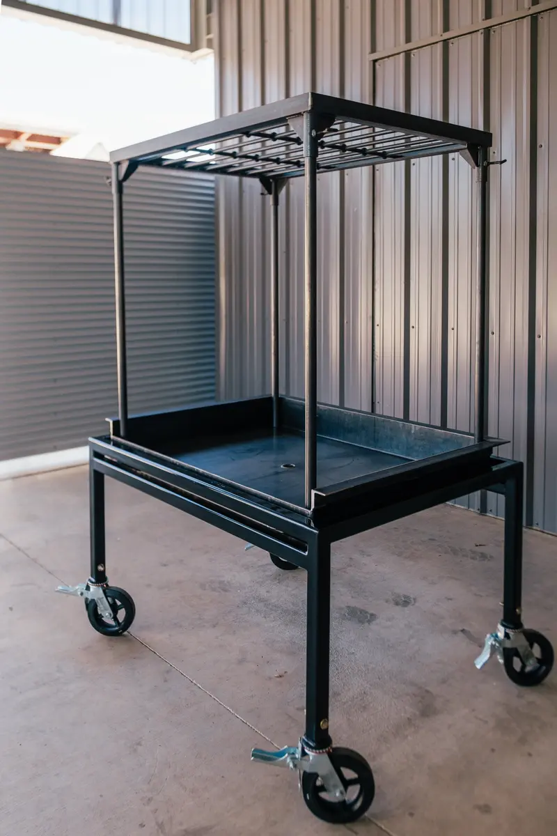 4-Foot Fire Table Upper Rack – Heavy-Duty Steel 1