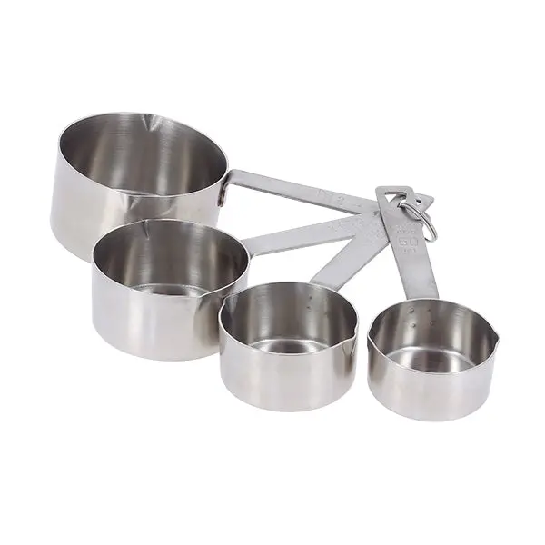 4-Piece Stainless Steel Measuring Cups – De Buyer 1