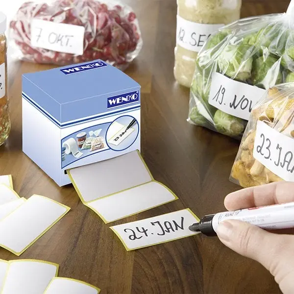 500-Pack Of White Adhesive Labels – Wenko By Maximex 1