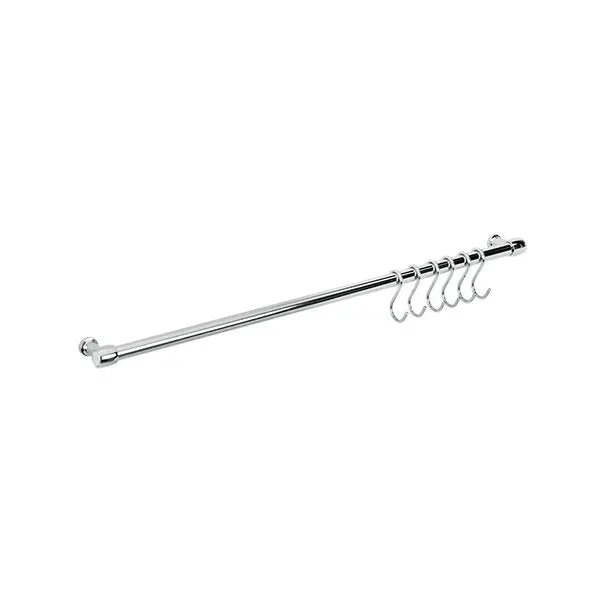 58 Cm Wall-Mounted Hook Bar With 6 Adjustable Hooks – Lonardo 1
