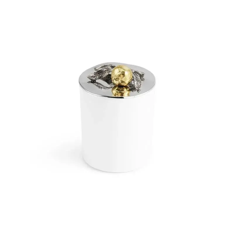 8 Oz Pomegranate Scented Candle – Silver & Gold Edition 1