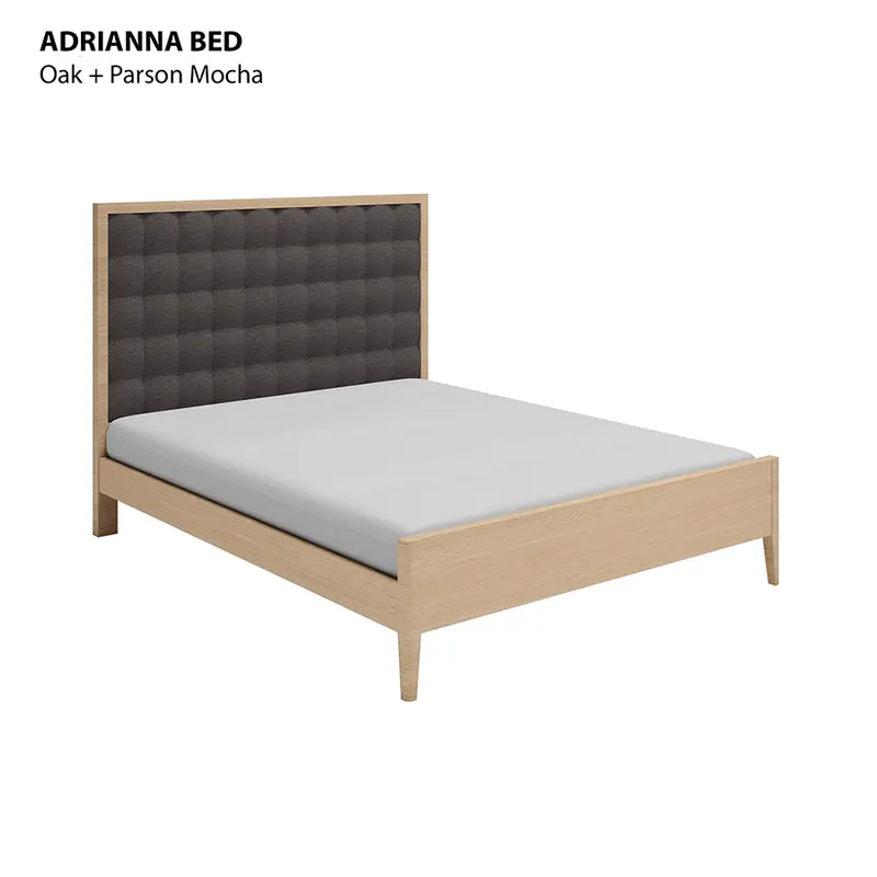 Adrianna Oak Platform Bed – Full (54" X 75") 1
