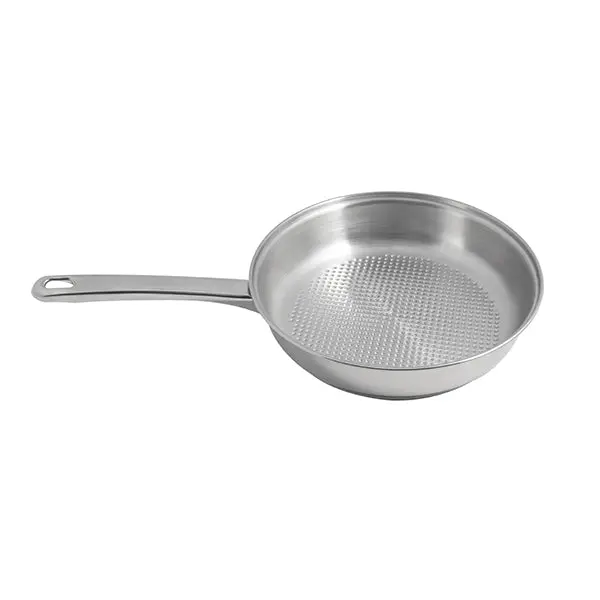 All-Stainless Grill Pan With Ribbed Base – 24 Cm (Artame) 1