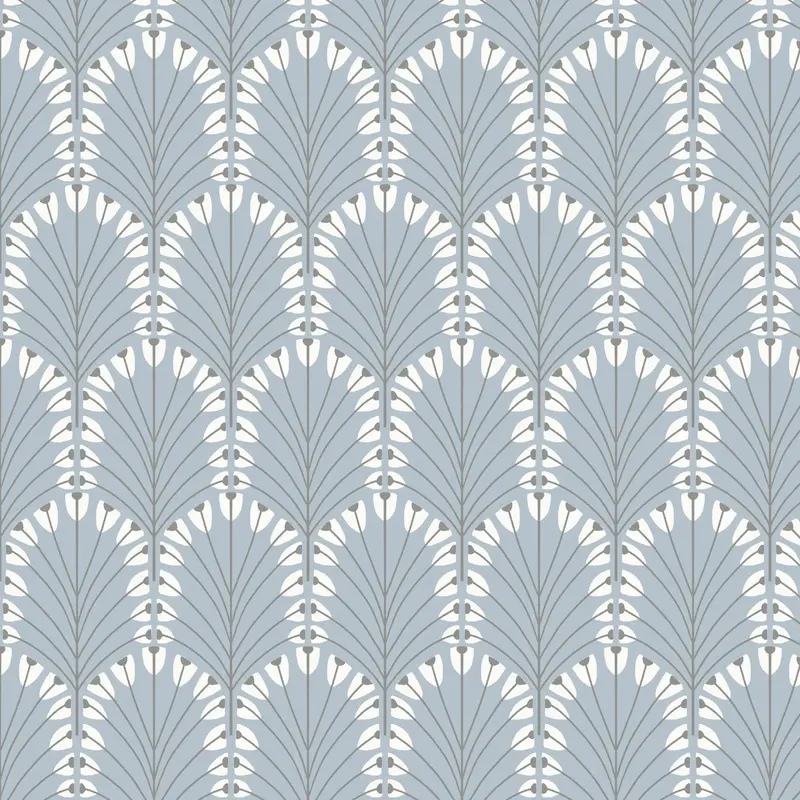Amy Maccready Coastal Calm Fabric: Adair In Blue 1