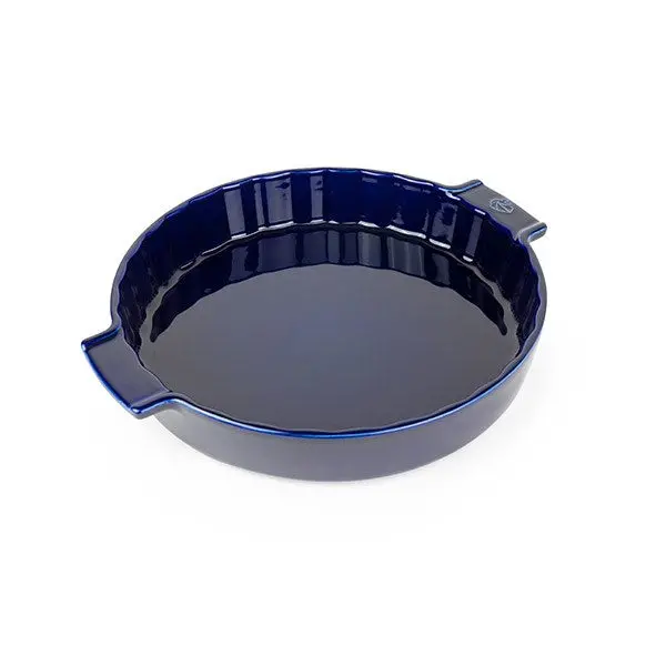 Appolia Blue Quiche Dish – 28 Cm Ceramic Tart Pan By Peugeot 1