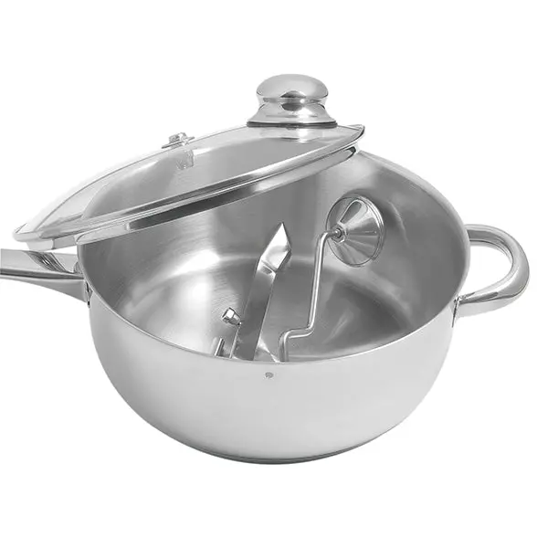 Artame Stainless Steel Popcorn Pan – 24.5 Cm Diameter 1