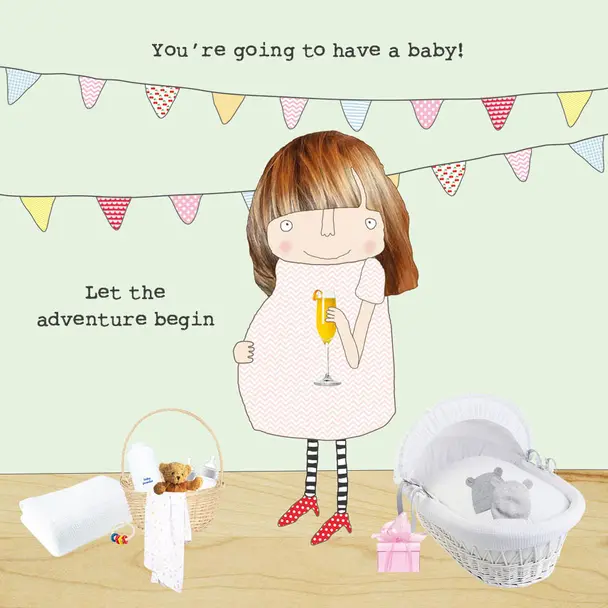 Baby’S First Adventure – Keepsake Greeting Card 1