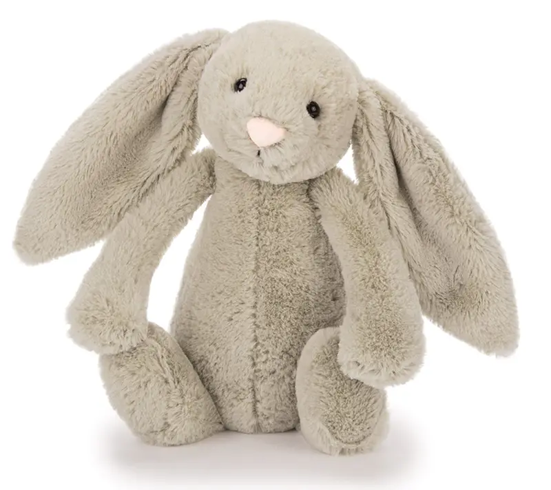 Bashful Beige Mini Bunny Plush Toy 1