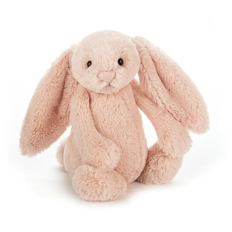 Bashful Blush Pink Mini Bunny Plush Toy 1