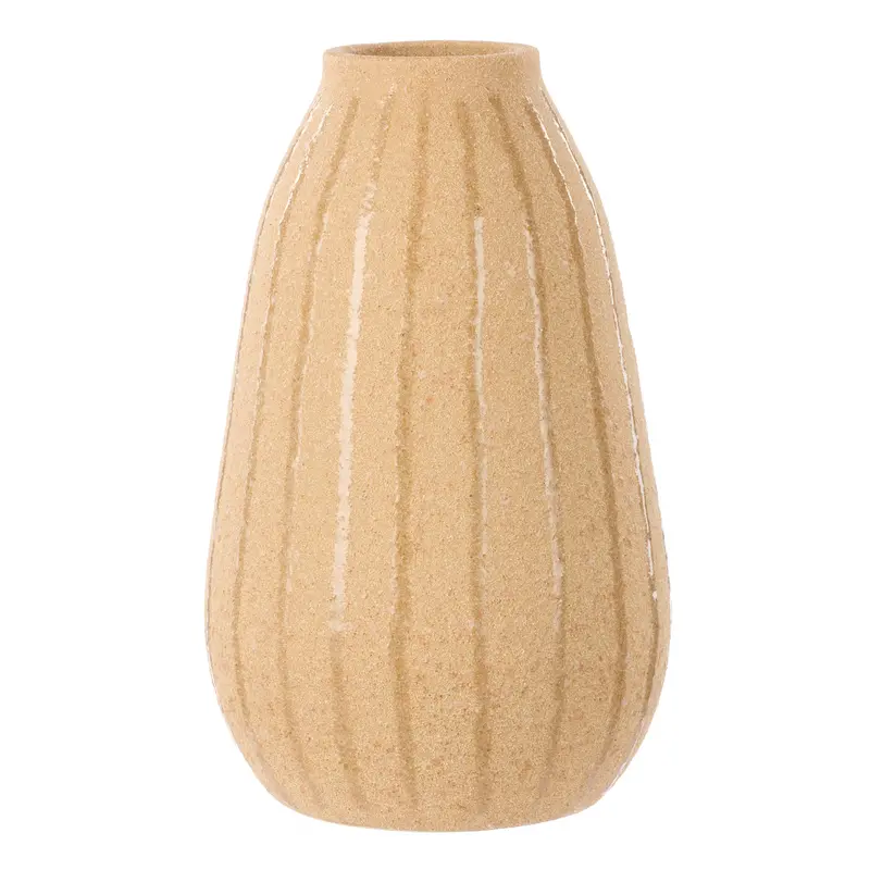 Beige Henry Ceramic Table Vase (30Cm Height) 1