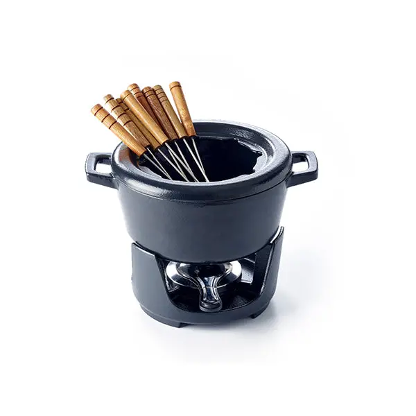 Beka Nori 2 L Enamel-Coated Cast Iron Fondue Set For 8 1
