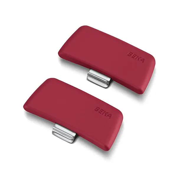 Beka Soft Touch Evolution Red Removable Bakelite Handles Set (2 Pcs) 1