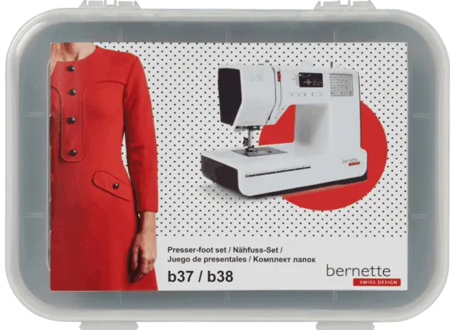 Bernette Quilting Foot Collection (6-Piece) For Models B37 & B38 1
