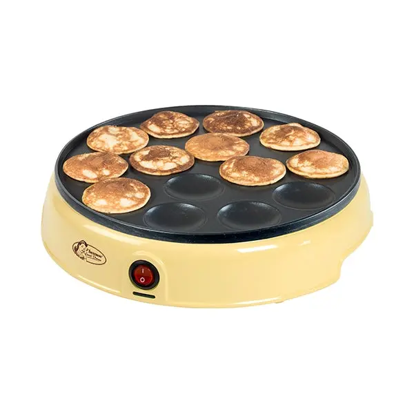 Bestron 800 W Electric Poffertjes Maker With Non-Stick Plates 1
