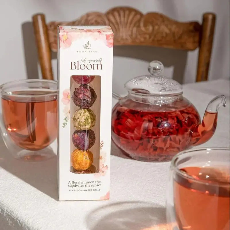Better Tea Co Blooming Flower Tea Balls – Hand-Tied Artisanal Infusions 1