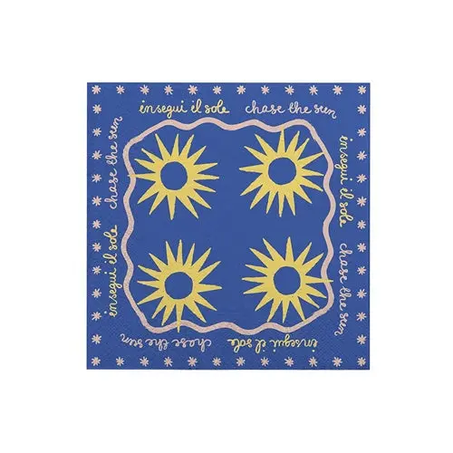 Blue Paper Napkins – Pack Of 20, Sole Brand 1