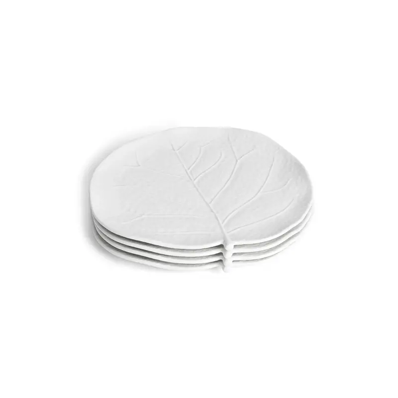 Botanical Leaf-Inspired Tidbit Plate Collection (Set Of 4) 1