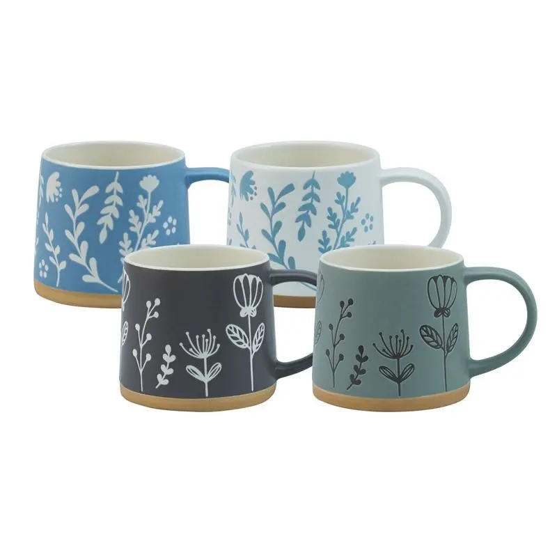 Bundanoon Scandi-Inspired Flora Mug Set – 4 Piece 1