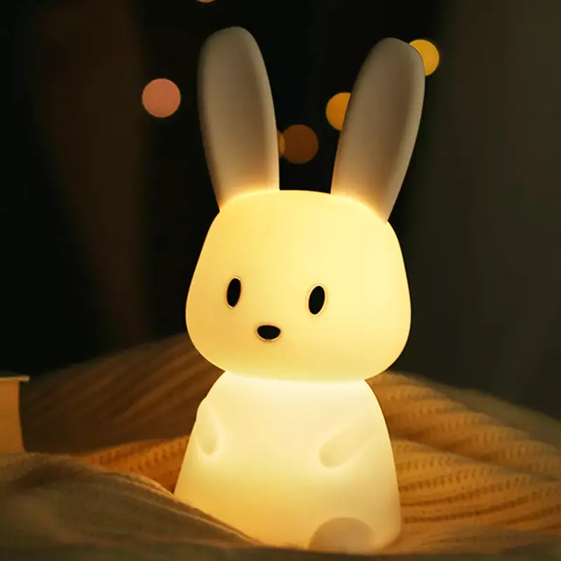 Bunny Led Silicone Touch-Control Night Lamp 1