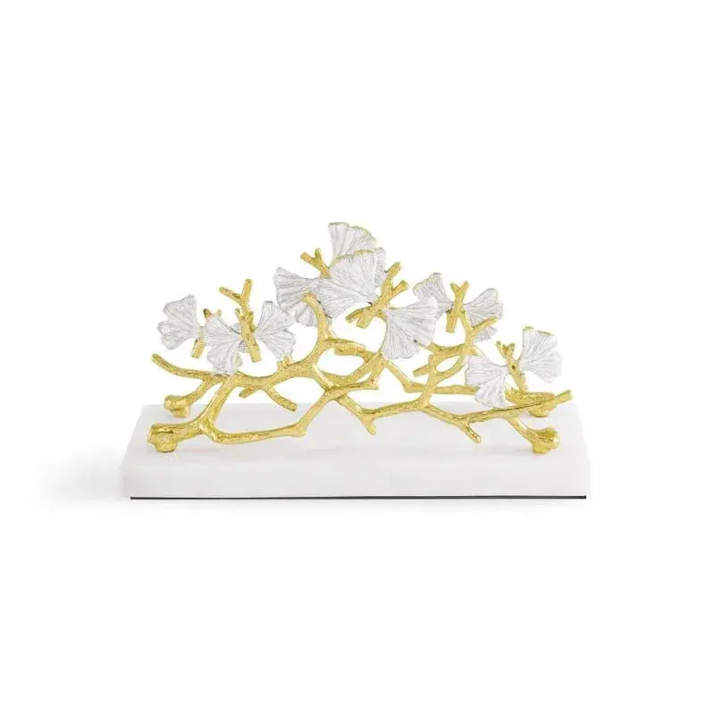 Butterfly Ginkgo Gold Vertical Napkin Organizer 1