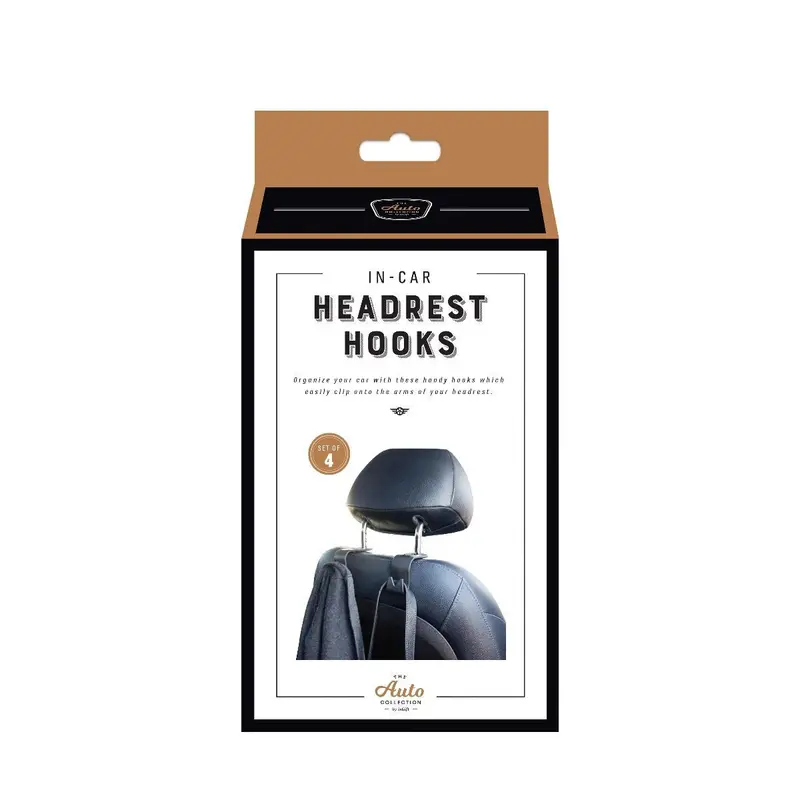 Car Headrest Organizer Hooks – 2-Pack 1