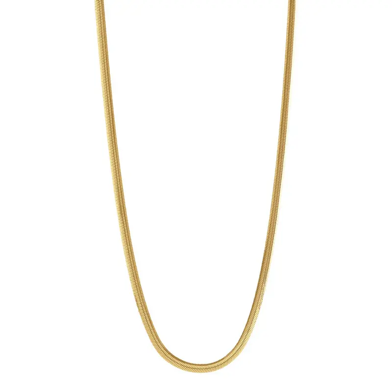 Celestine Pendant Necklace In Warm Gold Tone 1