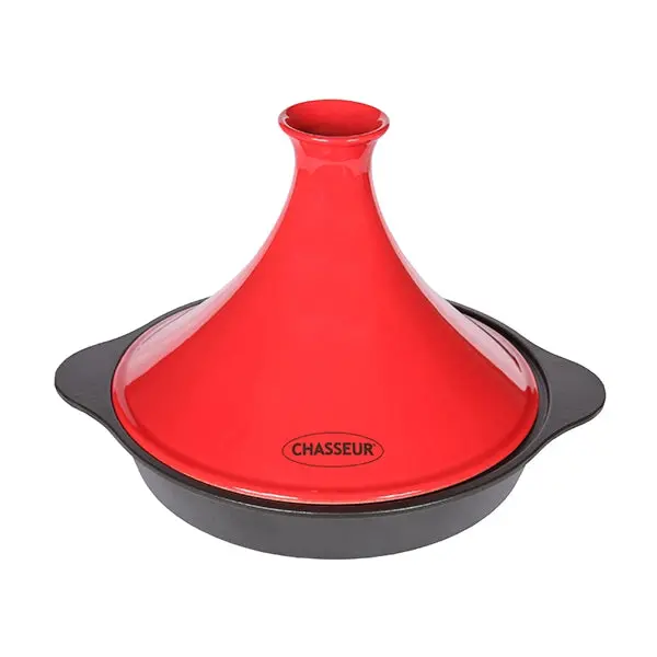 Chasseur Enameled Cast Iron Tajine – 24 Cm, Red 1