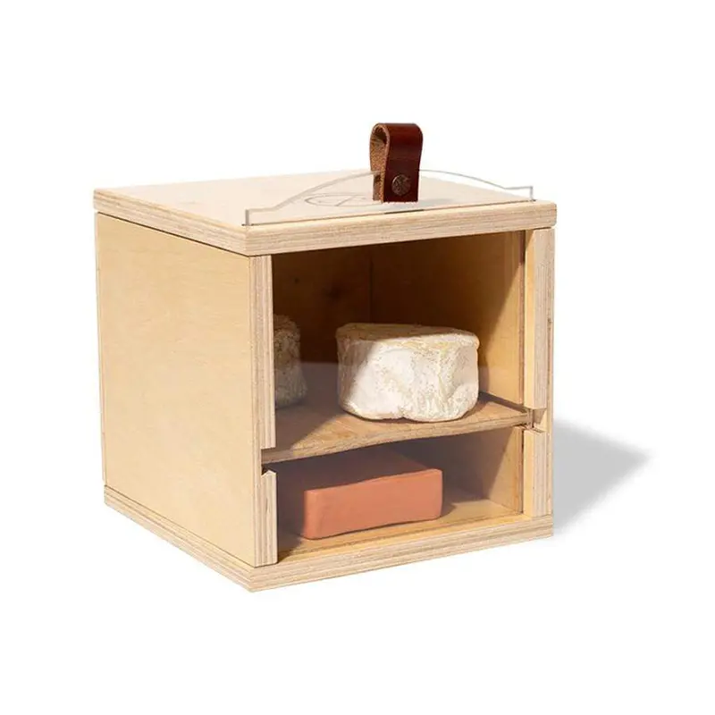 Cheese Grotto Piatto – Compact Cheese Storage & Aging Board 1