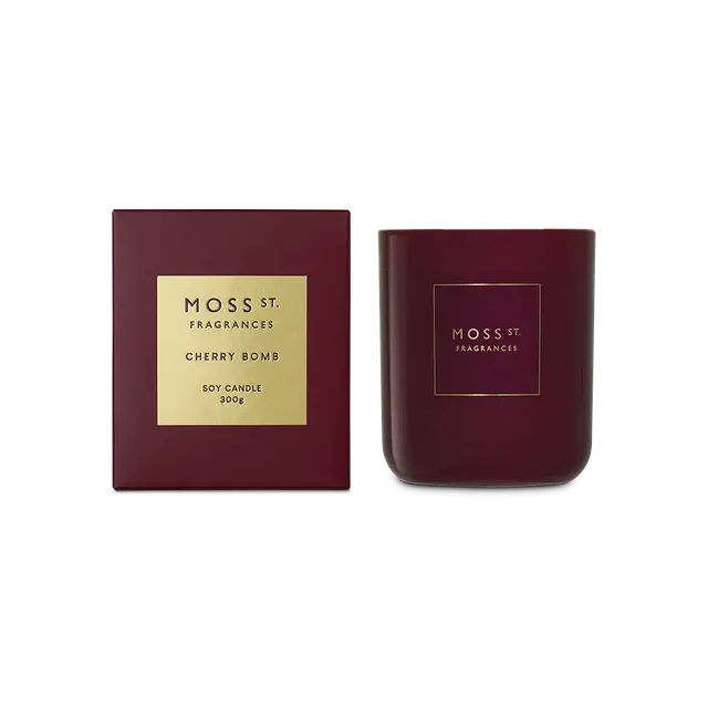 Cherry Bomb Fruity Soy Candle – 300G Bold Fragrance 1