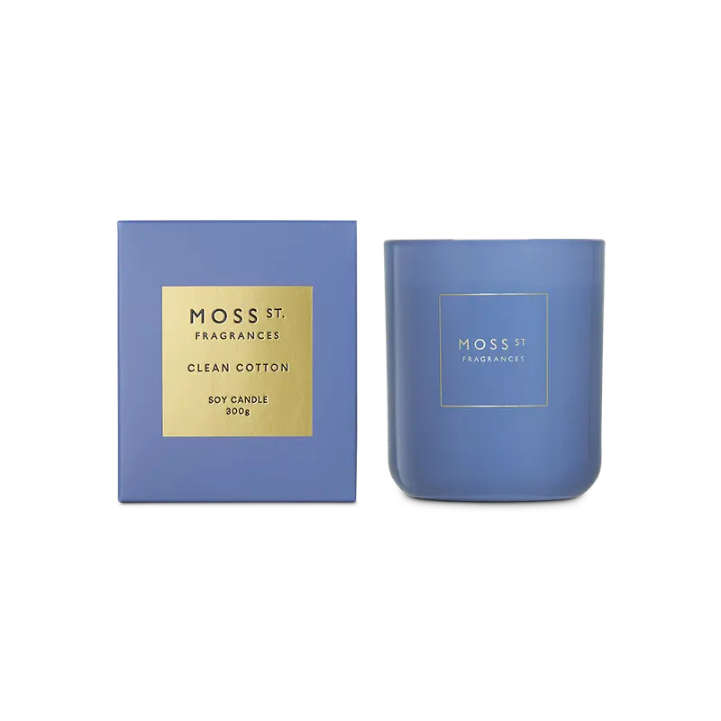 Clean Cotton Linen-Style Soy Candle – 300G 1
