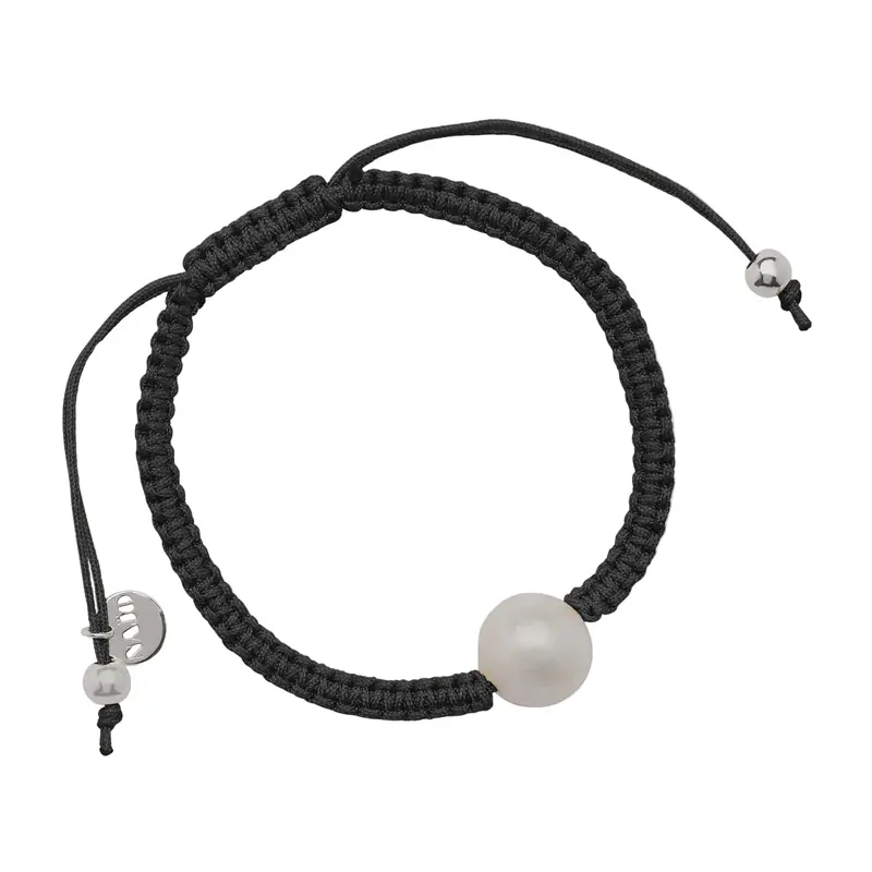 Coco Lagoon 12Mm Beaded Pearl Bracelet In Onyx Black 1