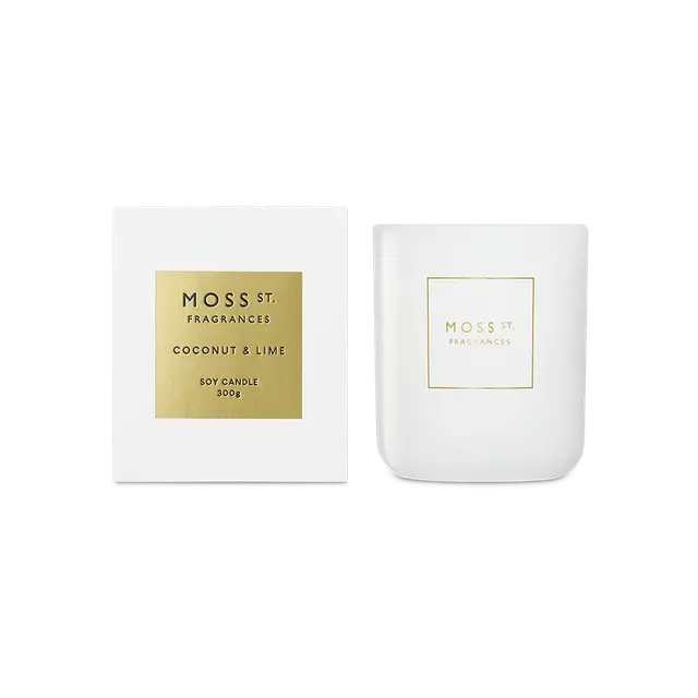 Coconut And Lime Refreshing Soy Candle – 300G 1