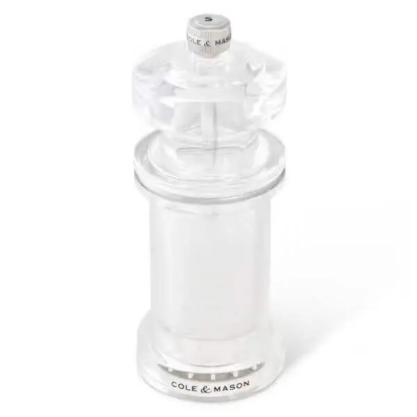 Cole & Mason Acrylic Adjustable Salt And Pepper Mill (14.4 Cm) 1