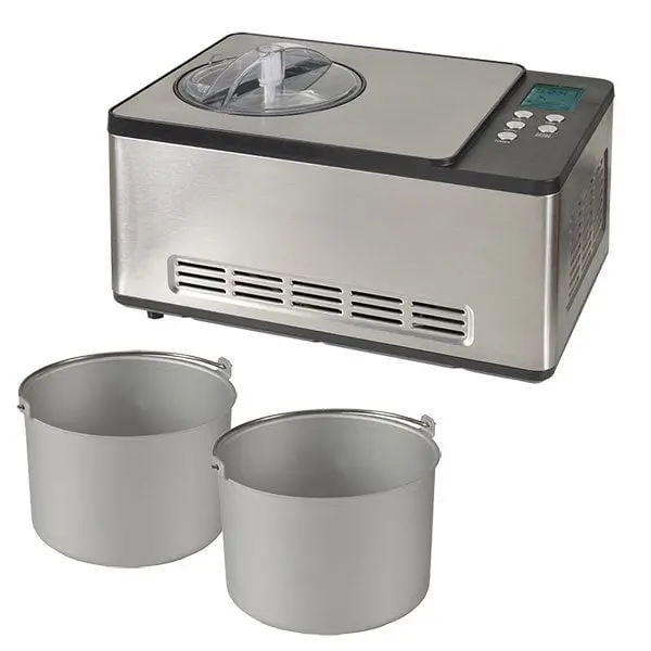 Commercial-Grade Ice Cream Maker – Dual 1.65L Bowls, Kitchen Chef Ice-1530 Pro 1