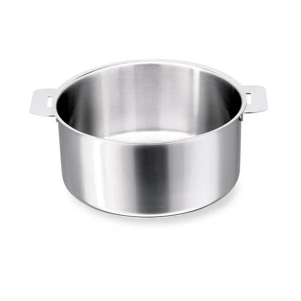 Cristel Mutine Stainless Steel Saucepan – 22 Cm, 4 L, Handle-Free Design 1