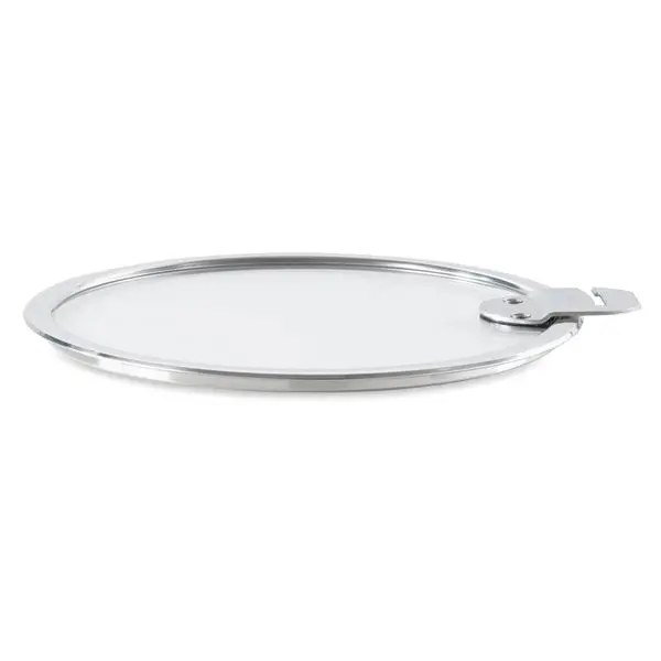 Cristel Strate Tempered Glass Lid – Flat 26 Cm Universal Cover For Cookware 1