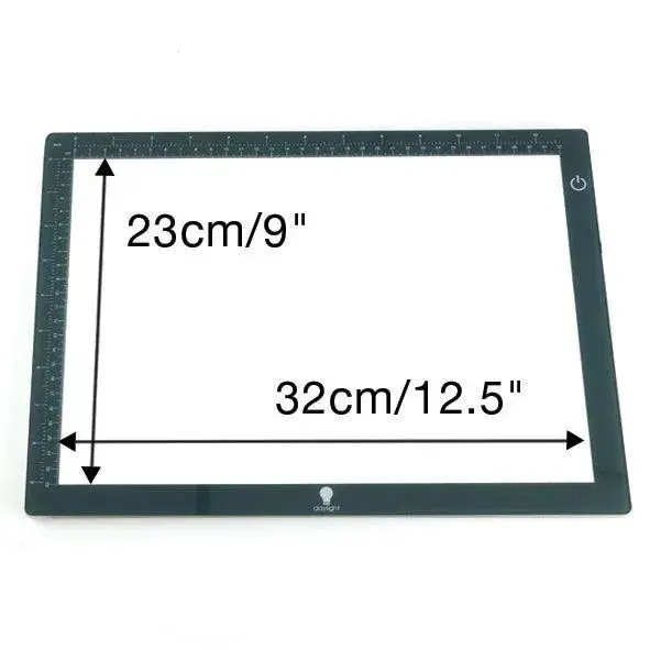 Daylight Wafer Lightbox – 12" X 9" Ultra-Thin Illuminated Panel 1