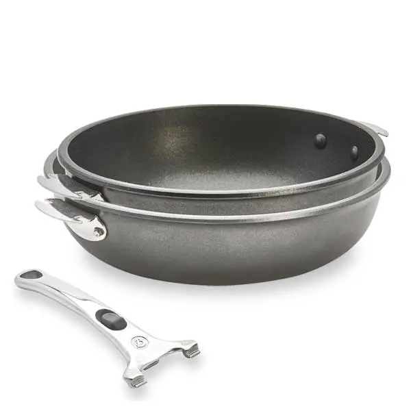 De Buyer Choc Extrême Detachable-Handle Sauté Pan Set (24 Cm + 28 Cm) 1