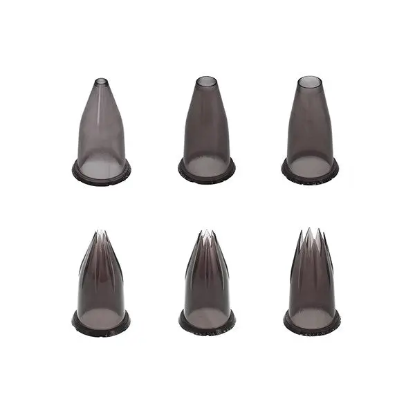 De Buyer Classic Tritan Piping Tip Set – 6-Piece 1
