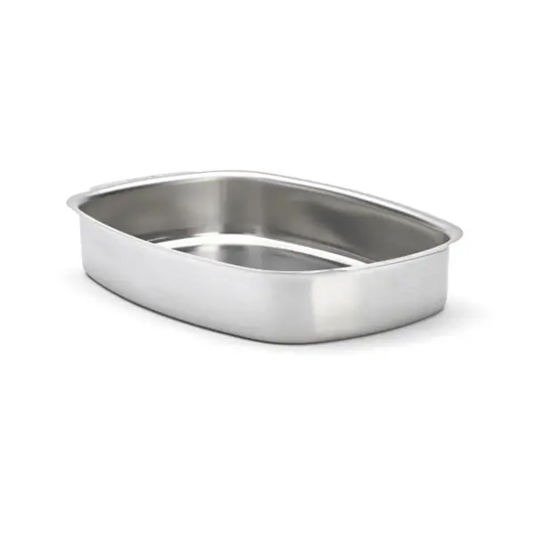 De Buyer Rectangular Stainless Steel Oven Dish – 38 X 26Cm 1