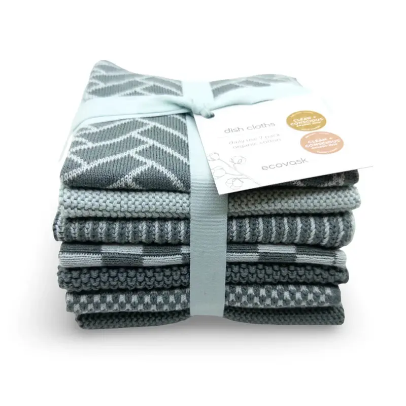 Ecovask Daily Dishcloth Pack – 7-Piece Delphin Range 1