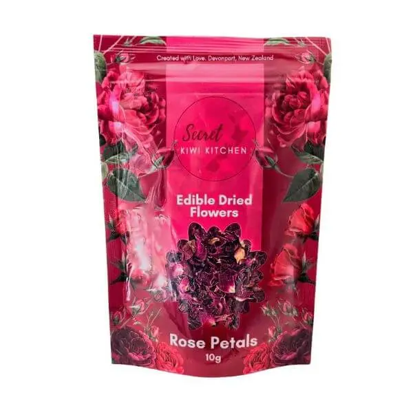 Edible Dried Red Rose Petals – 10 G Food-Safe Floral Decor 1