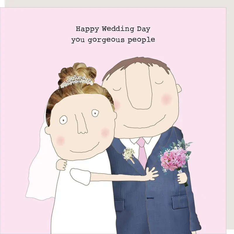 Elegant Wedding Congratulations Card 1