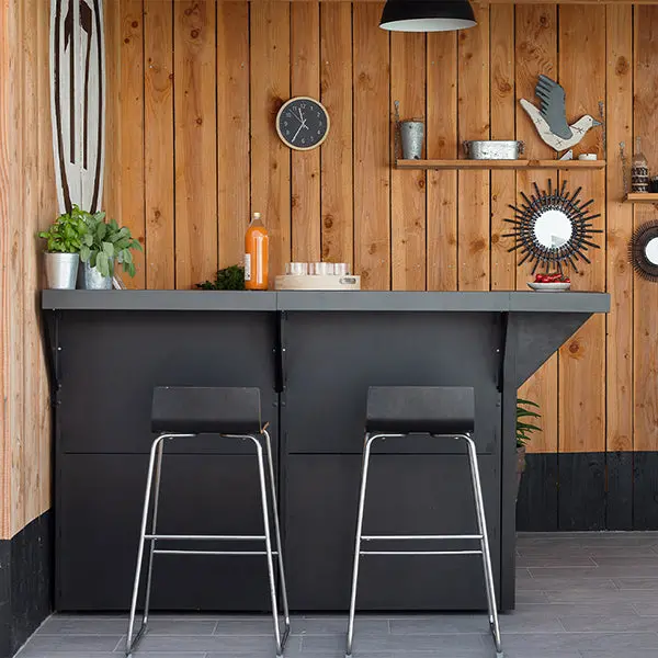 Eno Modulo Cargo Grey Countertop Bar Unit – 120 Cm 1