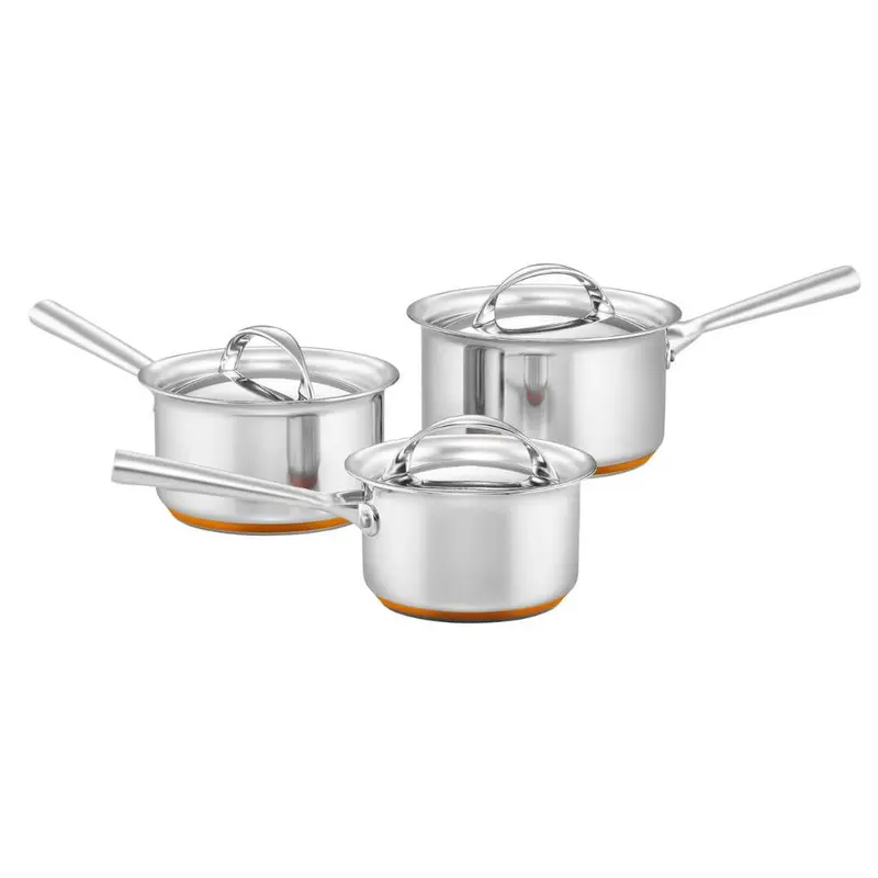 Essteele Per Vita Tri-Ply Saucepan Set – 3-Piece Cookware Collection 1