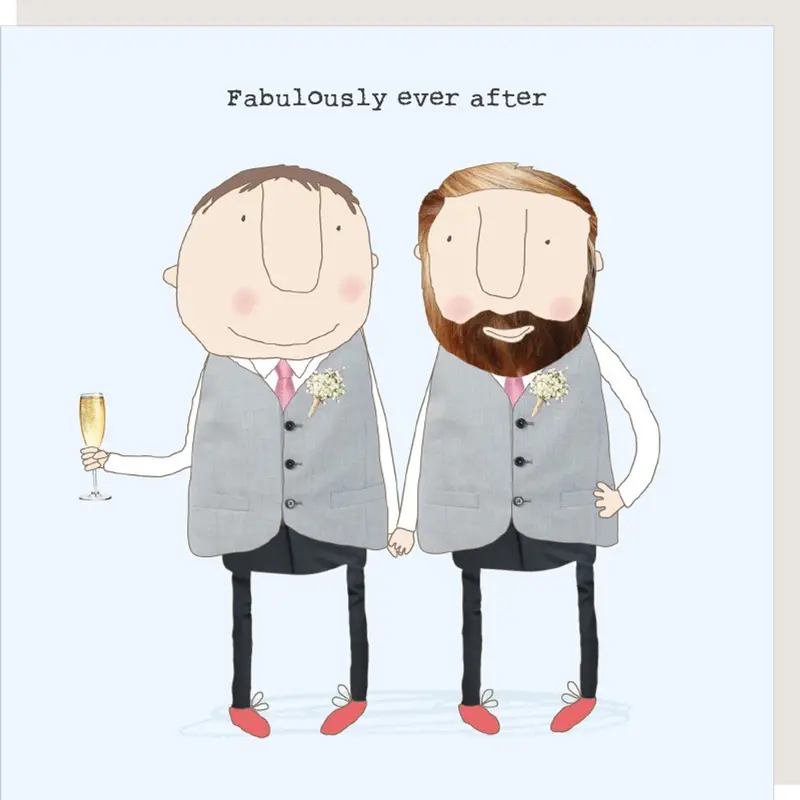 Fabulously Ever After Fairytale Wedding Card 1