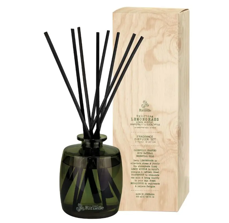 Fl Lemongrass Reed Diffuser – Natural Aroma Home Fragrance 1
